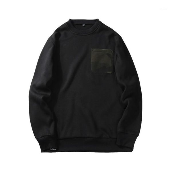 men's hoodies & sweatshirts autumn chest camouflage pocket design sweatshirt us size men casual round neck fleece warm long sleeve pull, Black
men's hoodies & sweatshirts autumn chest camouflage pocket design sweatshirt us size men casual round neck fleece warm long sleeve pull, Black