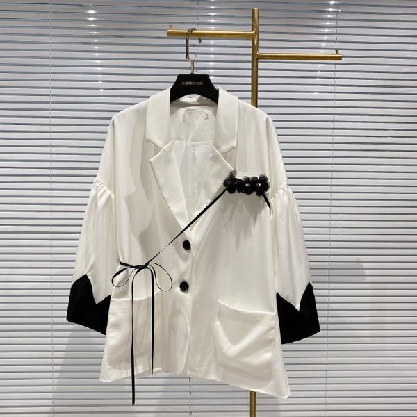 summer fashion streetwear mesh flower lace long puff sleeve white single button slim blazer coat women u960 women's suits & blazers, White;black
summer fashion streetwear mesh flower lace long puff sleeve white single button slim blazer coat women u960 women's suits & blazers, White;black