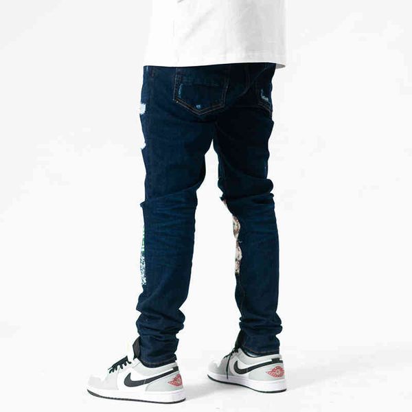 men's jeans brand high street men trousers traf man pants y2k clothing streetwear techwear women's e65v, Blue
men's jeans brand high street men trousers traf man pants y2k clothing streetwear techwear women's e65v, Blue