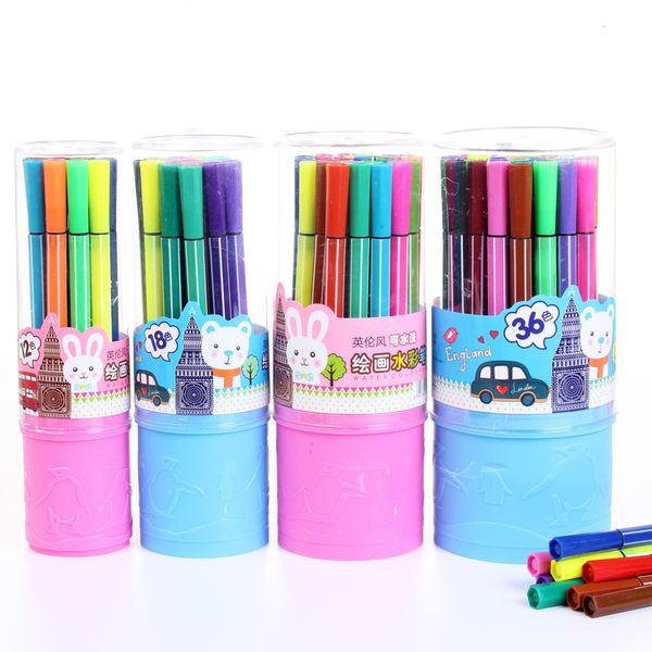 painting pens british washable painting color primary school children's kindergarten creative watercolor pen, Black;red
painting pens british washable painting color primary school children's kindergarten creative watercolor pen, Black;red