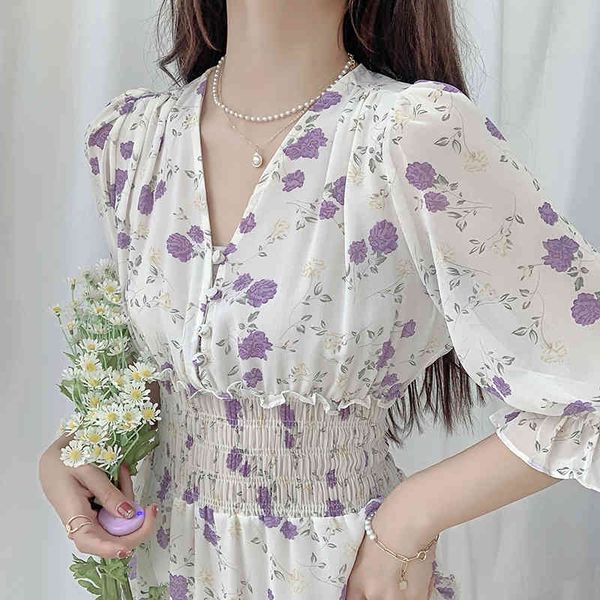 fashion female floral dress v-neck chiffom summer waist slim dresses 210427, Black;gray
fashion female floral dress v-neck chiffom summer waist slim dresses 210427, Black;gray