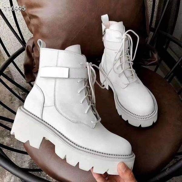 boots women metal strap zipper ankle leisure genuine leather high platform cross lacing round toe bead cycle decor, Black
boots women metal strap zipper ankle leisure genuine leather high platform cross lacing round toe bead cycle decor, Black