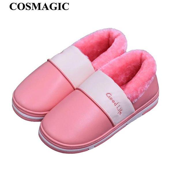 slippers cosmagic 2021 women winter fur bootie slipper anti-slip thick plush keep warm indoor house comfortable moccasins, Black
slippers cosmagic 2021 women winter fur bootie slipper anti-slip thick plush keep warm indoor house comfortable moccasins, Black