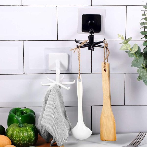 kitchen storage & organization perforation-6-claw rack 360-degree rotating wall hanging bathroom accessories
kitchen storage & organization perforation-6-claw rack 360-degree rotating wall hanging bathroom accessories