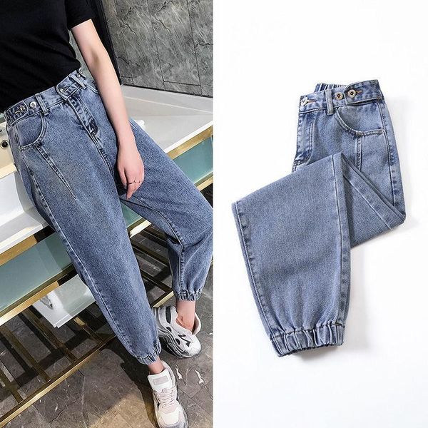 women's jeans liberjog woman casual loose harem denim pants mid waist wide leg ankle length vintage spring autumn cotton plus size, Blue
women's jeans liberjog woman casual loose harem denim pants mid waist wide leg ankle length vintage spring autumn cotton plus size, Blue