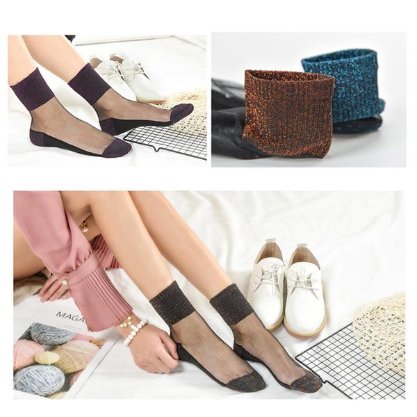 socks & hosiery transparent crystal silk women fashion summer ultra-thin short ankle art creative nylon cotton sokken meias, Black;white
socks & hosiery transparent crystal silk women fashion summer ultra-thin short ankle art creative nylon cotton sokken meias, Black;white