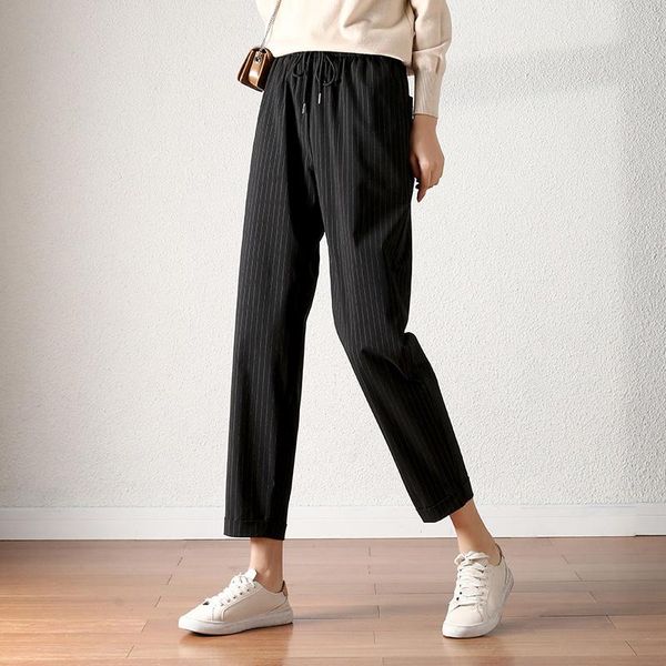 women's pants & capris leijijeans thin spring and summer plus size women high waist capri harem casual soft loose trousers for ladies, Black;white
women's pants & capris leijijeans thin spring and summer plus size women high waist capri harem casual soft loose trousers for ladies, Black;white