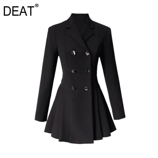 spring fashion women clothes notched collar full sleeves double breasted pleated slim black blazer wp83501l 210421, White;black
spring fashion women clothes notched collar full sleeves double breasted pleated slim black blazer wp83501l 210421, White;black