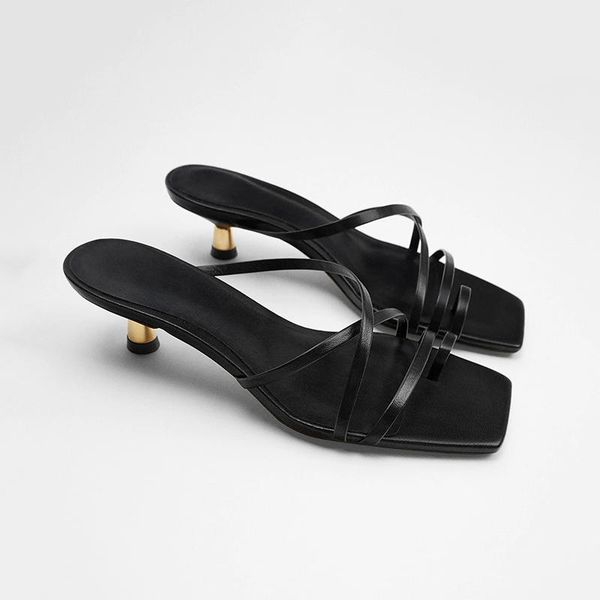 slippers shallow cross-tied female shoes womens outdoor rivet slides thin heels med heeled mules 2021 soft summer high pu basic, Black
slippers shallow cross-tied female shoes womens outdoor rivet slides thin heels med heeled mules 2021 soft summer high pu basic, Black