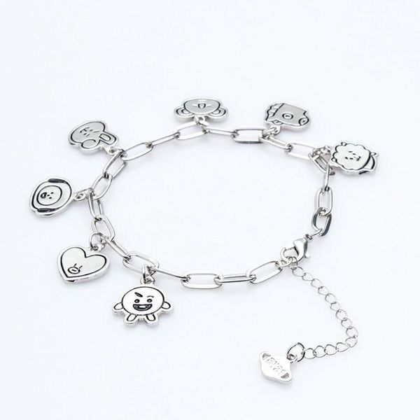 link, chain charm bracelets jewelry stainless steel animal accessories korean for women couple bracelet kpop gift girl friends, Black
link, chain charm bracelets jewelry stainless steel animal accessories korean for women couple bracelet kpop gift girl friends, Black