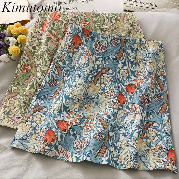 kimutomo retro style printed skirt women high waist slim a-line mini skirt female summer elegant korean chic fashion 210521, Black
kimutomo retro style printed skirt women high waist slim a-line mini skirt female summer elegant korean chic fashion 210521, Black