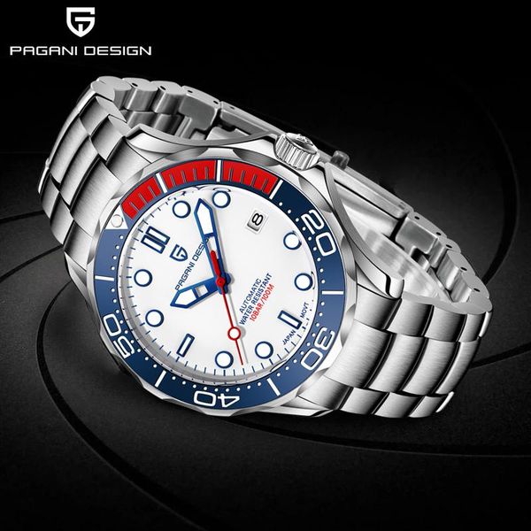 wristwatches 2021pagani design brand mechanical automatic men watch ceramic bezel luminous luxury full steel 100m waterpoof watches, Slivery;brown
wristwatches 2021pagani design brand mechanical automatic men watch ceramic bezel luminous luxury full steel 100m waterpoof watches, Slivery;brown
