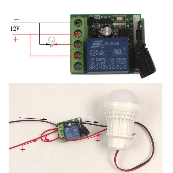 smart home control 12v universal wireless remote switch module dc 1ch relay receiver 315/433mhz
smart home control 12v universal wireless remote switch module dc 1ch relay receiver 315/433mhz