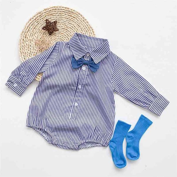 autumn winter born infant baby boys stripe bowknot rompers clothing kids boy long sleeve clothes 210521, White
autumn winter born infant baby boys stripe bowknot rompers clothing kids boy long sleeve clothes 210521, White