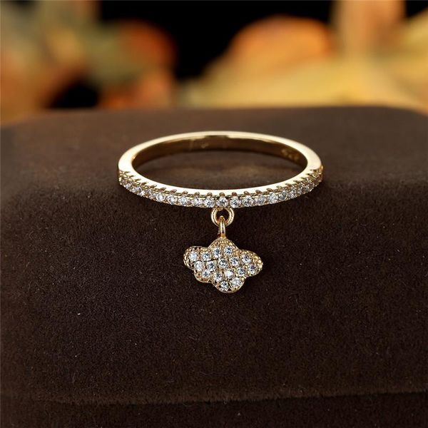 wedding rings creative small cloud pendant ring white zircon crystal stone charm gold silver color for women bridal jewelry, Slivery;golden
wedding rings creative small cloud pendant ring white zircon crystal stone charm gold silver color for women bridal jewelry, Slivery;golden
