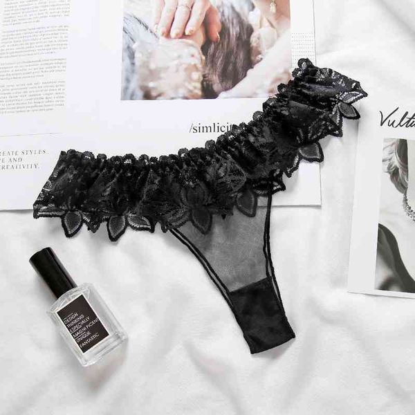 full transparent mesh traceless ladies' underwear lace temptation buttock thong low waist perspective women's t-pants, Black;white
full transparent mesh traceless ladies' underwear lace temptation buttock thong low waist perspective women's t-pants, Black;white