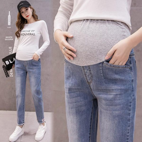 maternity bottoms clothes for pregnant women autumn pregnancy belly trousers washed denim jeans straight loose harem pants, White
maternity bottoms clothes for pregnant women autumn pregnancy belly trousers washed denim jeans straight loose harem pants, White