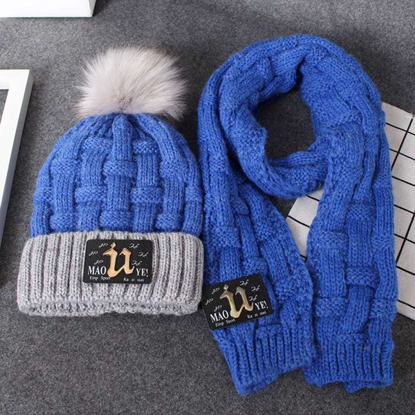 hat children's autumn and winter boys' baby wool set children's women's version tide 3-5-12 years old, Blue;gray
hat children's autumn and winter boys' baby wool set children's women's version tide 3-5-12 years old, Blue;gray