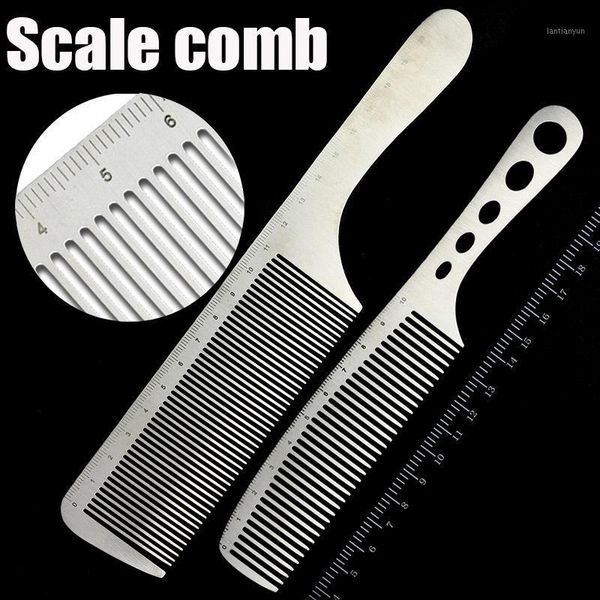 comb stainless steel salon thin titanium professional hair flat head does not rust anti-static brushes1, Silver
comb stainless steel salon thin titanium professional hair flat head does not rust anti-static brushes1, Silver