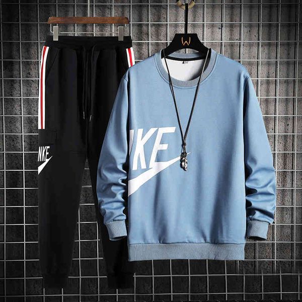 trendy men's sweater set autumn 2021 casual fashion handsome long sve sports suit men, Gray
trendy men's sweater set autumn 2021 casual fashion handsome long sve sports suit men, Gray