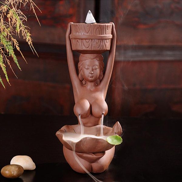 fragrance lamps character modeling incense holder ceramic backflow waterfall smoke burner censer with 20cones home decor
fragrance lamps character modeling incense holder ceramic backflow waterfall smoke burner censer with 20cones home decor