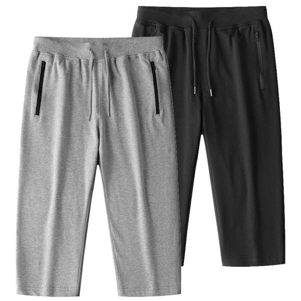 men's pants summer cropped mens loose plus size sweatpants men knitted cotton grey sport thin casual trousers boys 4xl 5xl 6xl, Black
men's pants summer cropped mens loose plus size sweatpants men knitted cotton grey sport thin casual trousers boys 4xl 5xl 6xl, Black