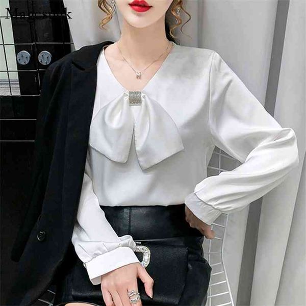 autumn long sleeve white shirt women bow v-neck plus size elegant chiffon blouse casual loose blusas mujer 12060 210512
autumn long sleeve white shirt women bow v-neck plus size elegant chiffon blouse casual loose blusas mujer 12060 210512