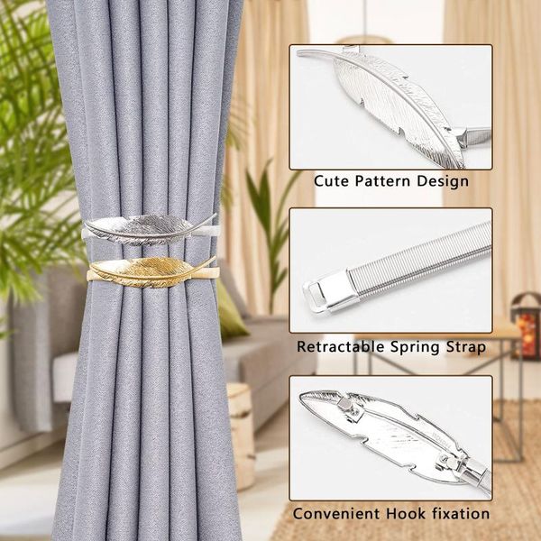 other home decor creative feather type curtain buckle elastic spring adjust length tieback hook decorative accessories
other home decor creative feather type curtain buckle elastic spring adjust length tieback hook decorative accessories