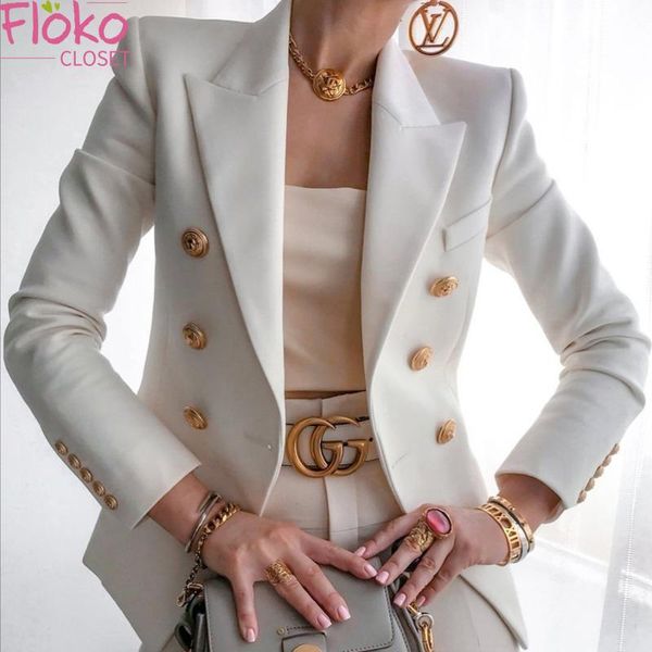 women's suits & blazers flokocloset solid color blazer single breasted oversized jacket official ladies loose long sleeve women coat mu, White;black
women's suits & blazers flokocloset solid color blazer single breasted oversized jacket official ladies loose long sleeve women coat mu, White;black