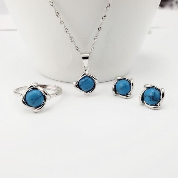 bracelet, earrings & necklace real pure 925 sterling silver jewelry sets retro vintage for women with natural turquoise gemstone fashion cha, Black
bracelet, earrings & necklace real pure 925 sterling silver jewelry sets retro vintage for women with natural turquoise gemstone fashion cha, Black