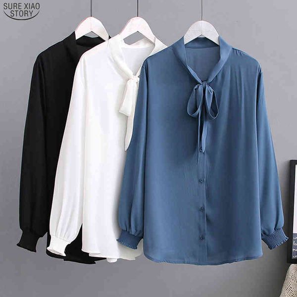 office lady puff sleeve shirts with bow plus size chiffon women blouse and vintage loose female clothing 12963 210415, White
office lady puff sleeve shirts with bow plus size chiffon women blouse and vintage loose female clothing 12963 210415, White