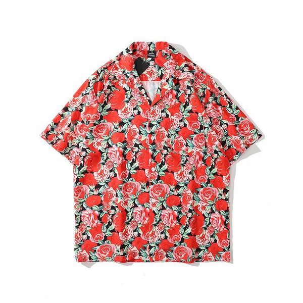 men's casual shirts men shirt short sleeve 2021 arrival summer flowers loose male thin comfortable student korean style s17, White;black
men's casual shirts men shirt short sleeve 2021 arrival summer flowers loose male thin comfortable student korean style s17, White;black