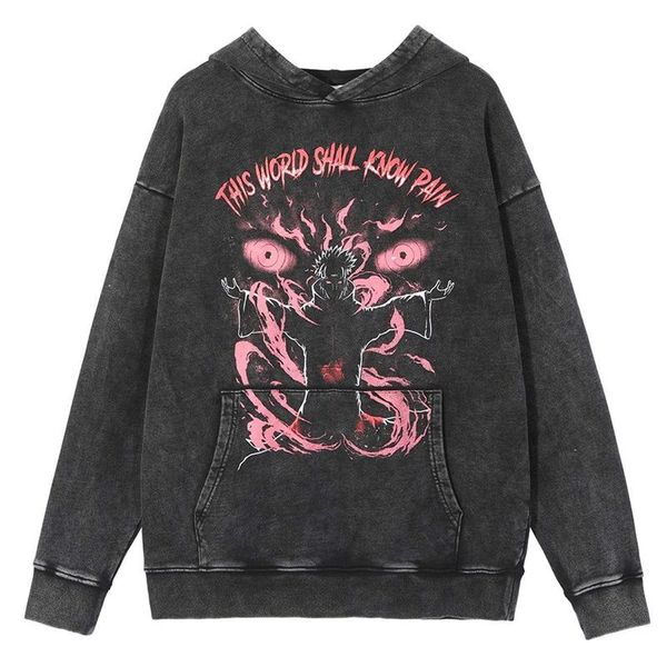 men's hoodies & sweatshirts 2021 japanese street pain retro washed oversized, Black
men's hoodies & sweatshirts 2021 japanese street pain retro washed oversized, Black