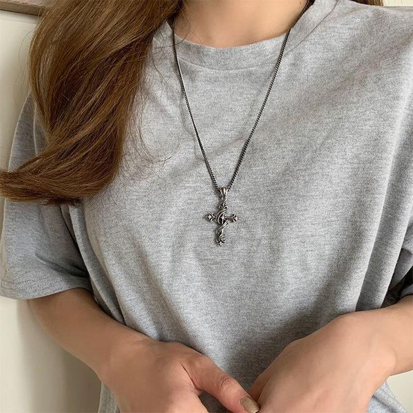 pendant necklaces trend fashion diamond cross necklace for women hip hop rock punk clavicle chain charm jewelry party birthday gift, Silver
pendant necklaces trend fashion diamond cross necklace for women hip hop rock punk clavicle chain charm jewelry party birthday gift, Silver