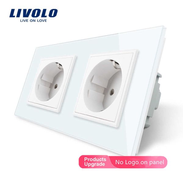 livolo eu standard power socket, 4colors crystal glass panel, 16a wall outlet, c7c2eu-11/12/13/15 for home improvement
livolo eu standard power socket, 4colors crystal glass panel, 16a wall outlet, c7c2eu-11/12/13/15 for home improvement