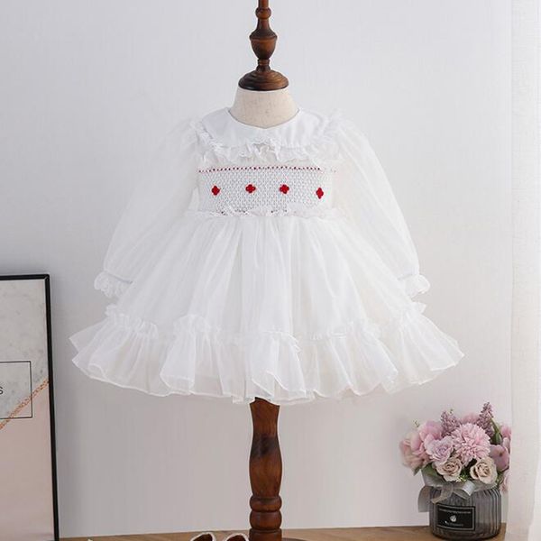 spring baby girls long sleeve pure color dresses children kids girl princess clothing party 210429, Blue
spring baby girls long sleeve pure color dresses children kids girl princess clothing party 210429, Blue