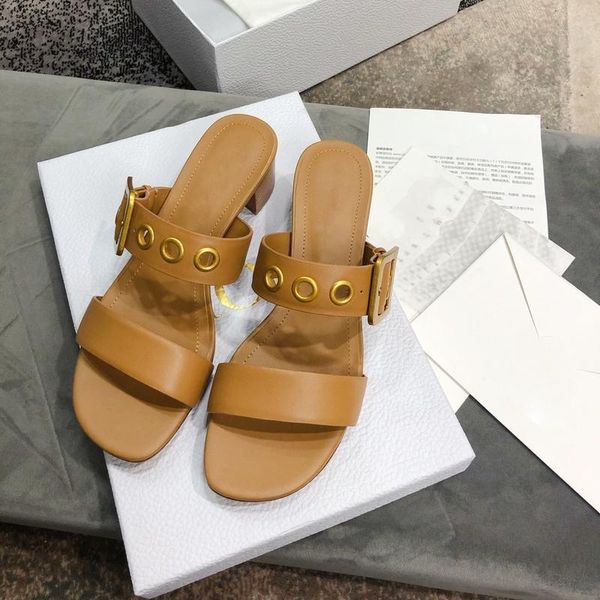 slippers summer designer women platform wedge sandals high heels 4.5cm fashion leather hardware buckle punching deep khaki, Black
slippers summer designer women platform wedge sandals high heels 4.5cm fashion leather hardware buckle punching deep khaki, Black