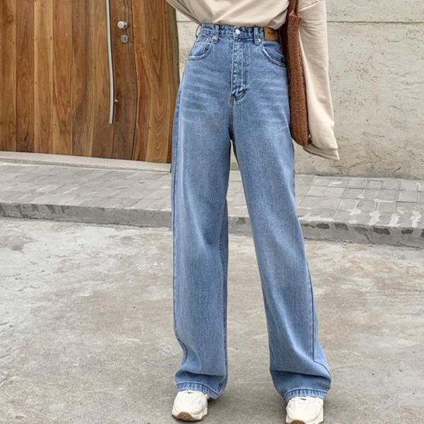 women's jeans pants straight leg women high waist slim loose autumn winter casual split washed mom fashion trousers, Blue
women's jeans pants straight leg women high waist slim loose autumn winter casual split washed mom fashion trousers, Blue