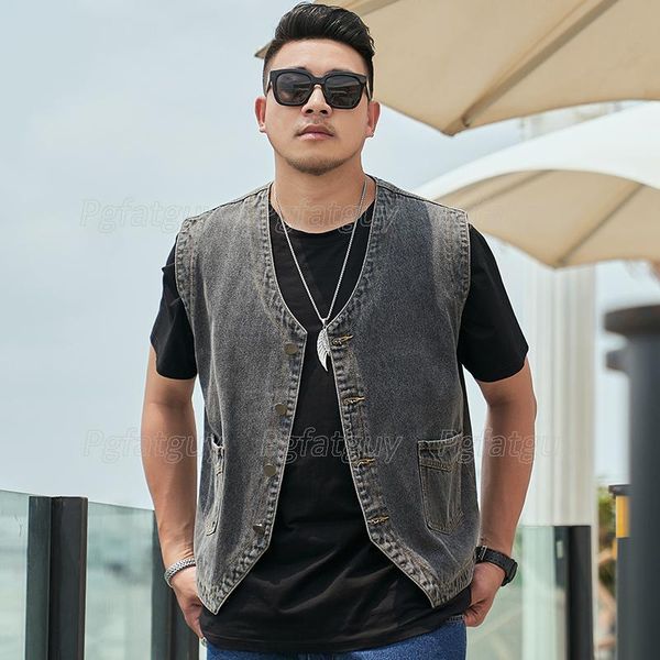 men's vests plus size loose casual denim vest simple design large asian -8xl motorcycle sleeveless jacket for 150kg fat guy, Black;white
men's vests plus size loose casual denim vest simple design large asian -8xl motorcycle sleeveless jacket for 150kg fat guy, Black;white