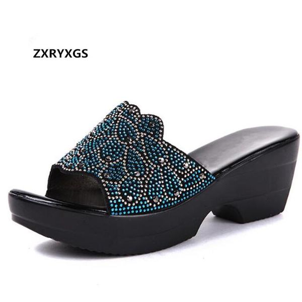 summer women sandals genuine leather rhinestones shoes woman slippers large size non-slip fashion, Black
summer women sandals genuine leather rhinestones shoes woman slippers large size non-slip fashion, Black