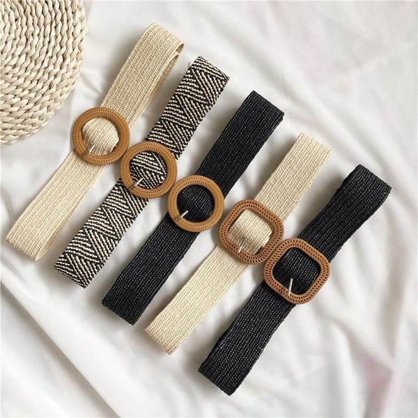 belts vintage boho braided waist belt summer solid female round wooden smooth buckle fake straw wide for women, Black;brown
belts vintage boho braided waist belt summer solid female round wooden smooth buckle fake straw wide for women, Black;brown