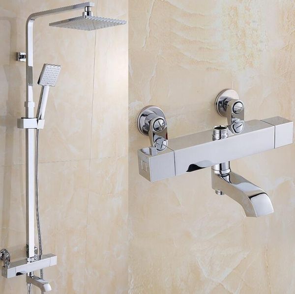 brass shower faucet thermostatic mixing valve, bathroom head, wall mounted mixer sets
brass shower faucet thermostatic mixing valve, bathroom head, wall mounted mixer sets
