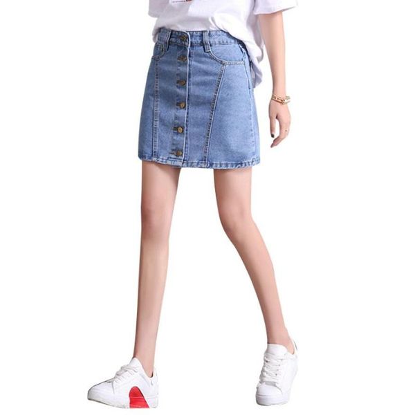 skirts denim skirt high waist a-line mini women 2021 summer arrivals single button pockets blue jean style saia jeans, Black
skirts denim skirt high waist a-line mini women 2021 summer arrivals single button pockets blue jean style saia jeans, Black
