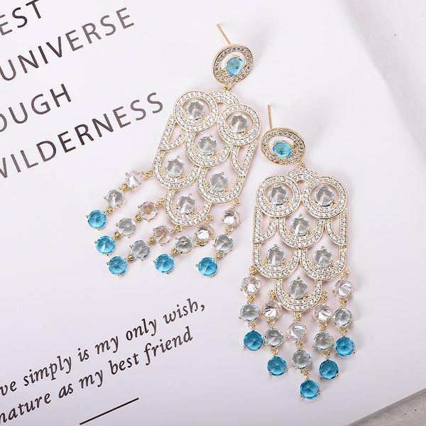 dangle & chandelier xiumeiyizu fashion zirconia drop earring luxury women jewelris exaggeration style, Silver
dangle & chandelier xiumeiyizu fashion zirconia drop earring luxury women jewelris exaggeration style, Silver