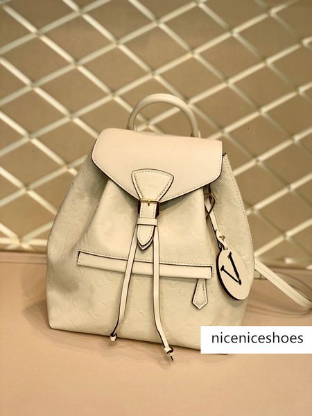 shoulder bags m45397 montsouris backpack women luxurys designers bags leather handbag messenger crossbody bag totes purse