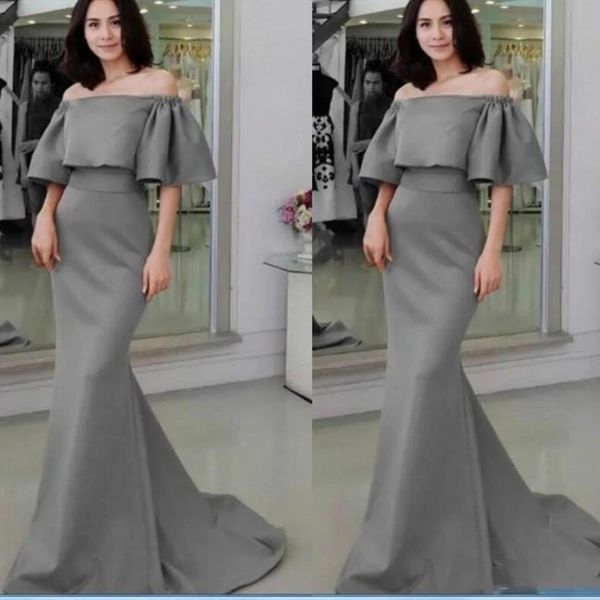 high end gray mermaid off the shoulder bridesmaid dresses with sleeves satin ruched floor length open back south african boho prom evening p, White;pink
high end gray mermaid off the shoulder bridesmaid dresses with sleeves satin ruched floor length open back south african boho prom evening p, White;pink