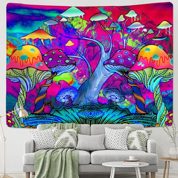 tapestries magic mushroom mandala tapestry wall hanging bohemian gypsy tapiz witchcraft home decor
tapestries magic mushroom mandala tapestry wall hanging bohemian gypsy tapiz witchcraft home decor