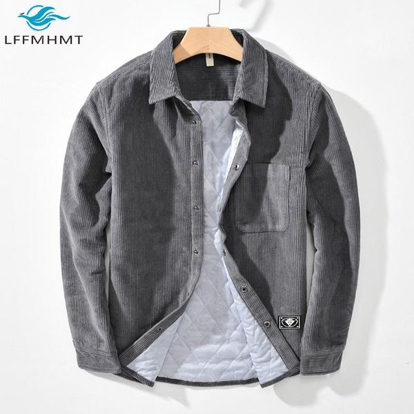 men's jackets men fall small patch long sleeve pocket lape thick corduroy jacket single breasted vintage slim fit japan cargo co, Black;brown
men's jackets men fall small patch long sleeve pocket lape thick corduroy jacket single breasted vintage slim fit japan cargo co, Black;brown