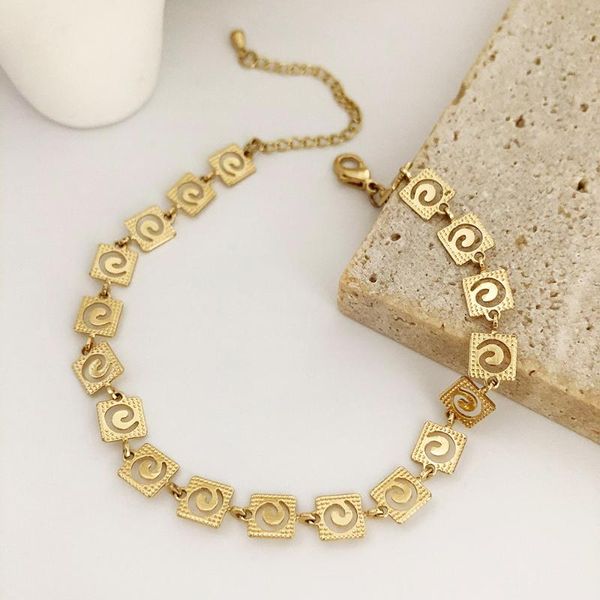 chains special-interest design hollow necklace trendy japanese and korean ins style square clavicle chain, Silver
chains special-interest design hollow necklace trendy japanese and korean ins style square clavicle chain, Silver