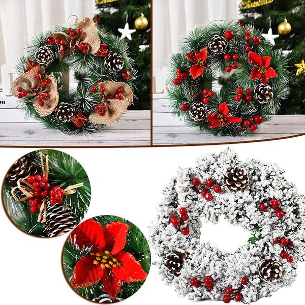 decorative flowers & wreaths artificial christmas wreath colorful beautiful wall window door for front party décor 2021ing
decorative flowers & wreaths artificial christmas wreath colorful beautiful wall window door for front party décor 2021ing